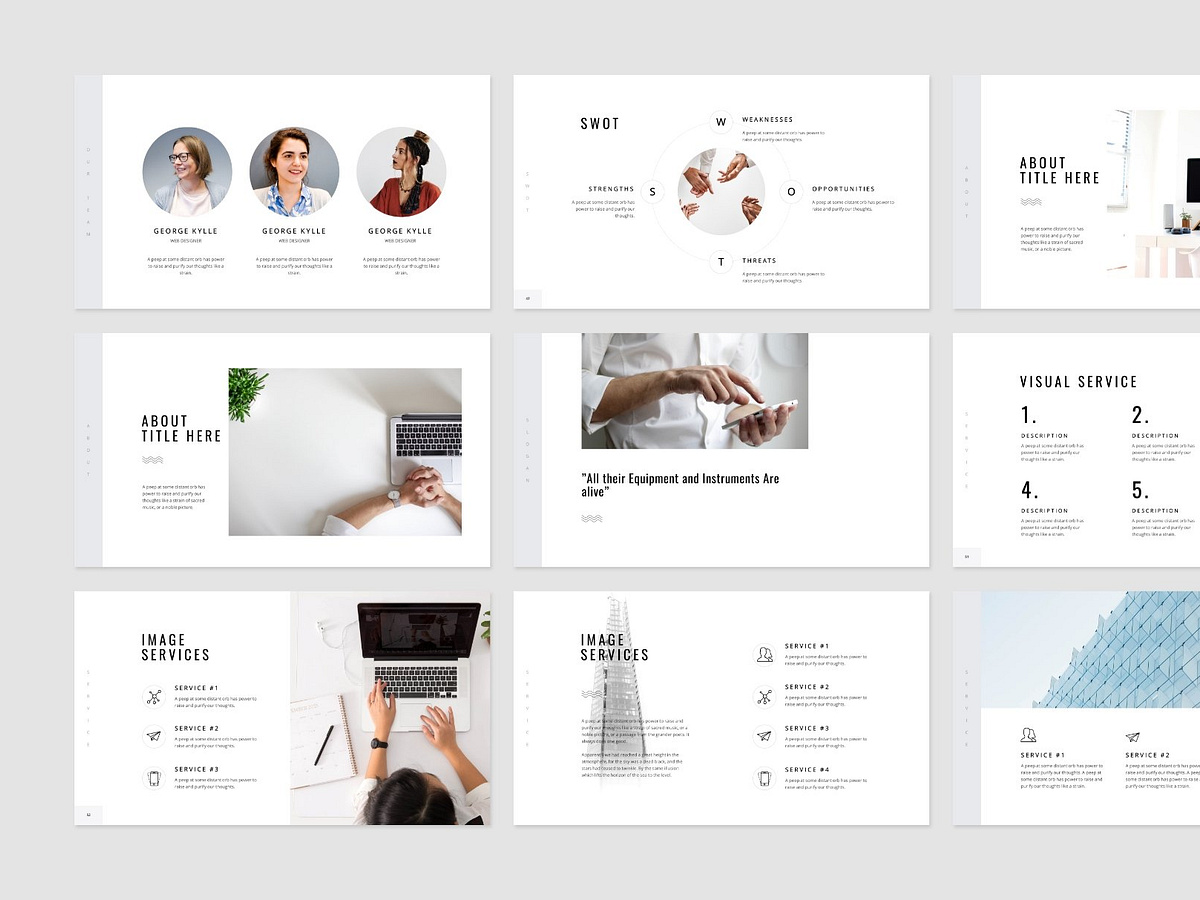 Wave - Minimal Animated Pitch Deck by TemplateZuu Designers on Dribbble