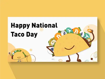 Taco Day graphic design illustration