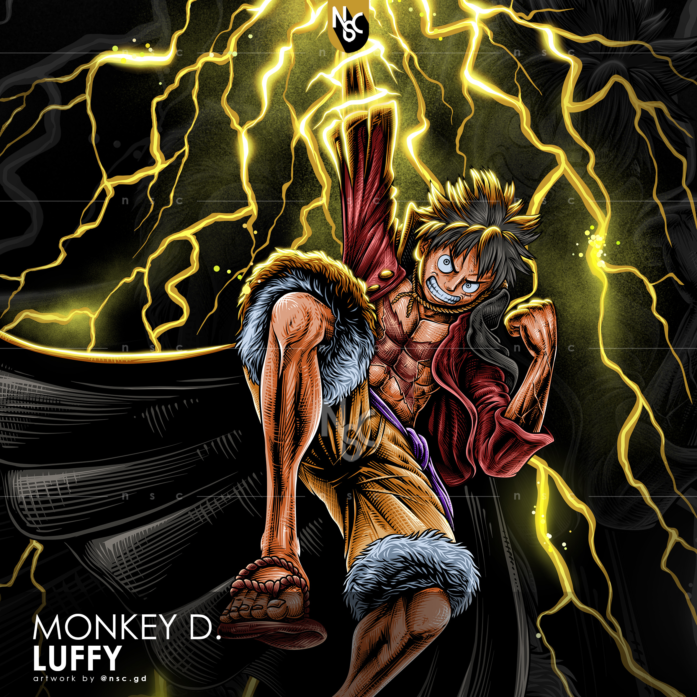 One Piece Monkey D Luffy by Asrafuzzaman Khan Nahin on Dribbble