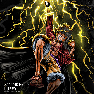 My Monkey D. Luffy Fan Art : r/OnePiece