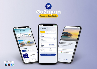 GoZayan Redesign Case study app casestudy figma gozayan imtiazshamrat mobile app ui userexprience
