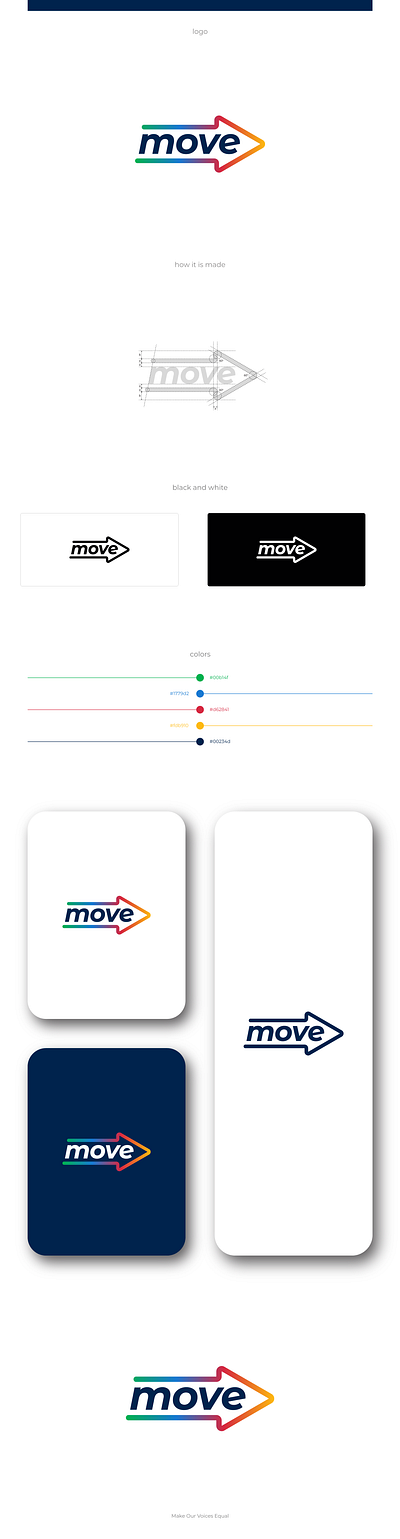 Move - Logo design clean graphic design logo modern simple vector