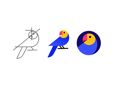 Parrot Logo creativedesign designprocess graphicart illustrationart logodesign