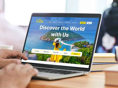 World Travel Agency Website branding design figma website graphic design home page illustration landing page logo tourism website travel agency case study travel agency website travel agency website template travel guideline website travel website travel website layout trip ui vacation website web design website design