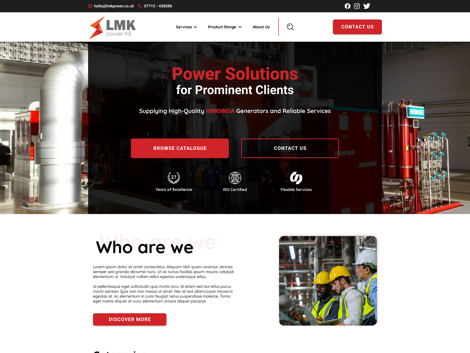 LMK POWER Website Design by Basel Abdul Majid on Dribbble