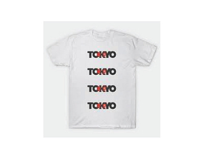 Tokyo typography t-shirt design typography vector