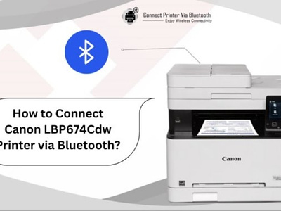 How to Connect Canon LBP674Cdw Printer via Bluetooth? canon printer setup canon wireless printer connect canon lbp674cdw printer