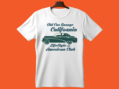 Vintage car T-shirt Design car speed
