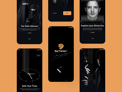 "SpTailor " E-tailoring and management app 2024 app for tailor branding design fashion app fashion shopping figma find service new online tailor service tailor trendy ui ux
