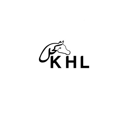 KHL logo arabian horse arabian horse logo arabic animal logo arabic farm logo horse arabic logo horse logo pet arabic logo