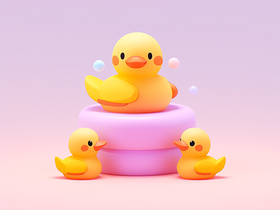 play-doh a cute duck dall e