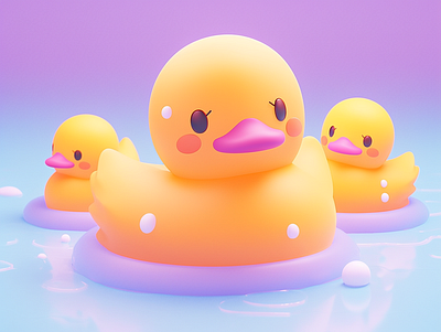 play-doh a cute duck dall e