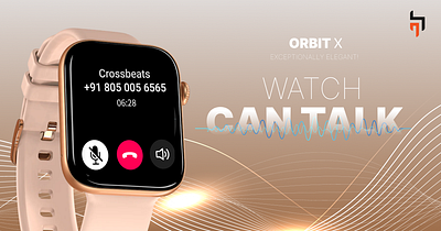Crossbeats Smart watch posts app branding design graphic design illustration logo ui ux web website