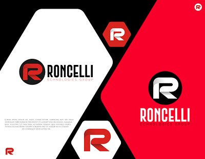 Roncelli Technologies Group Logo branding design graphic design illustration logo technology