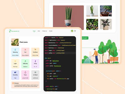 Result page branding demo design graphic design green illustration logo plant result ui uiux ux web webdesign