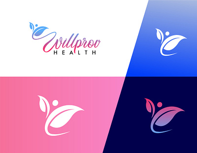 Willprov Health Logo branding design graphic design healthcare illustration logo patels typography