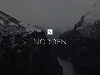 Norden logo design brand branding graphic design icon illustration logo typography vector