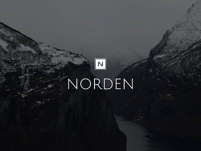 Norden logo design brand branding graphic design icon illustration logo typography vector