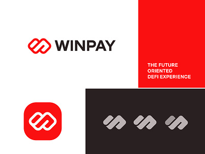 Winpay logo design brand identity branding finance icon identity linner logo logo design logotype pay pay logo tech