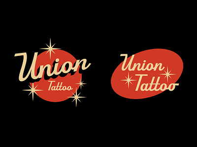 Union Tattoo Shirt + Hat Designs branding hat design logo merchandise design mid century modern design shirt design tattoo shop logo tattoo shop merchandise vintage logo