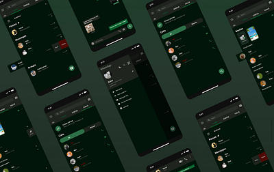 Whatsapp - Application (Redesign ) app redesign ui ux