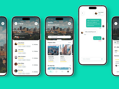 Hello，Dribbble！YiYo-Find a local guide ui