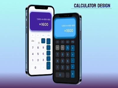 Calculator Design 3d animation dailyui design ui ux