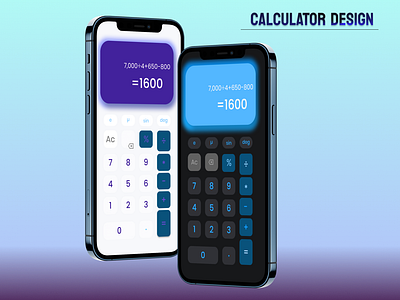 Calculator Design 3d animation dailyui design ui ux