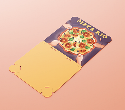 Pizza packaging adobeillustrator art graphic design illustration pizzapackaging vectorart
