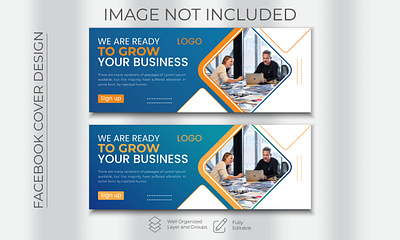 Corporate Facebook Cover Post Design banner business corporate cover design. facebook cover graphic design post template