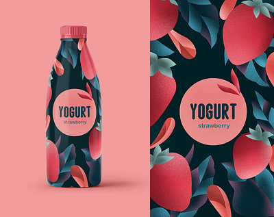 Yogurt Packaging adobeillustrator art graphic design illustration vectorart yogurt packaging