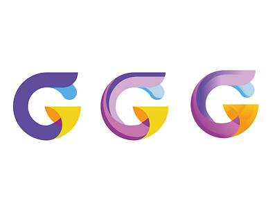 Different Variants Of Same Logo Design 2d 3d art branding colors colourfulllogo graphic design illustration logo