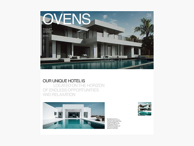 Landing page for the sale of a villa corporate website design design lending design site design web design website designsite figma figma design landing page minimalism site design ui ui design ux ui uxui web design website website design веб дизайн