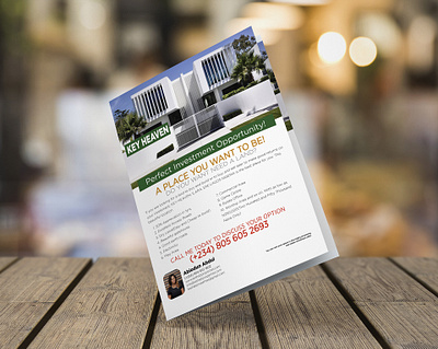 Real Estate Flyer brochure brohc business flyer flyer graphic design illustrator real estate