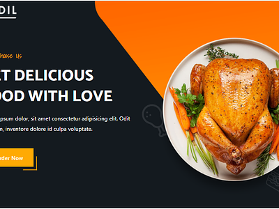 Food website template dribbble, Templates, Themes, Foods animation banner chicken delicious design dribbble food foods foodwebsite kudil landingpage leg pizza plate restaurant tandoori templates themes ui website