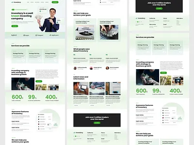 Investment Platform Website capital finance invest investing investment website investor stock market stocks venture web design webdesign website design