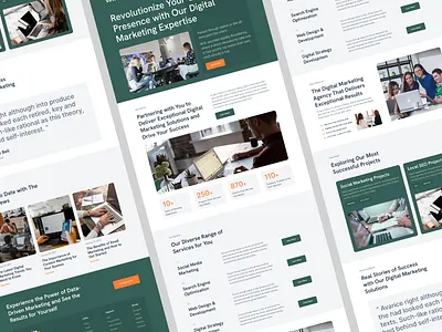 Digital Marketing Agency Website agency website digital digital marketing marketing marketing agency marketing website ui uiux web design webdesign website design