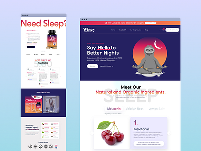 Wisey - Product Page Design branding design graphic design icon landingpage logo typography ui ux web web design web development webdesign webdevelopment website