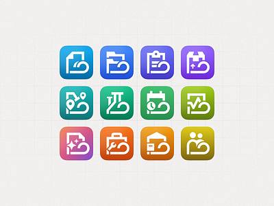 BlueSuite Logos b2b branding family logos