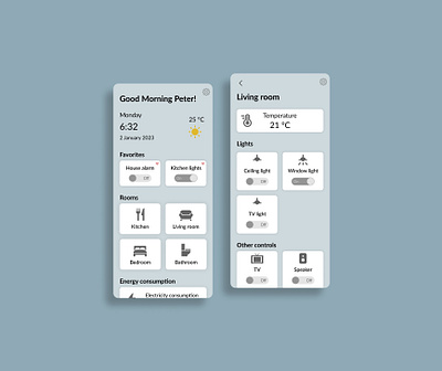 Daily UI #021 - Home Monitoring Dashboard app app design challenge dailyui dailyui 21 dailyui021 dailyui21 dailyuichallenge home monitoring dashboard ui