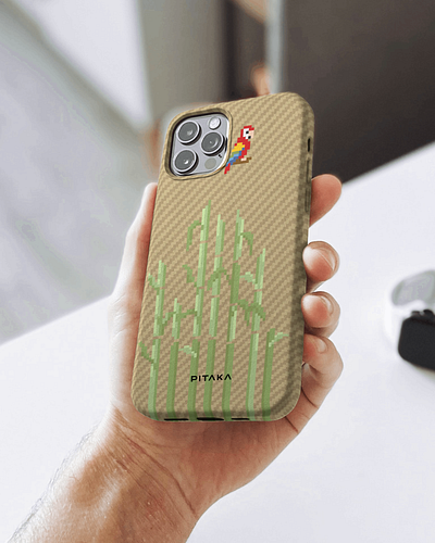 PITAKA x Bamboo - Embracing Sustainability in Style bamboo brand design carbon design iphone15 parrot pitaka pitaka x bamboo weaving