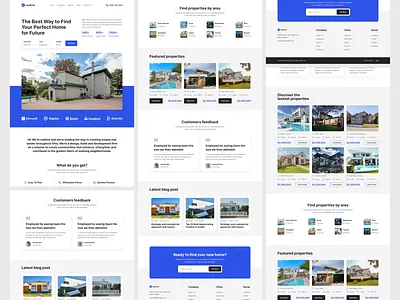 Real Estate Website agent appartment booking home listing poperty properties property management real estate realestate realtor rental residence ui uiux web design webdesign website design