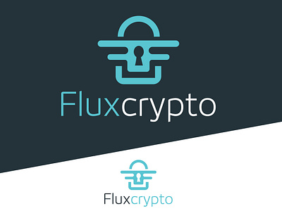 Fluxcrypto Logo app logo crypto logo cybersecurity logo development logo e commerce logo social media logo technology logo