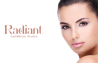 Radiant beauty studio beauty design branding graphic design identity logo