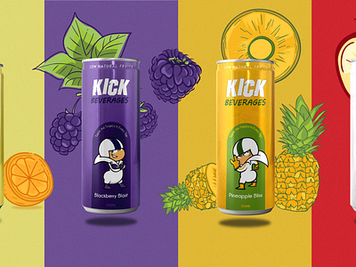 Kickstart Your Taste Buds, Kick Beverages Can Mockup" 3d advertising anandkolhe beercan beverages branding can canmockup colddrink design juice kick kick battowski logo mockup mockupdesign product project tincan tincandesign