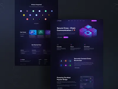 Synapseprotocol - Crypto Landing Page websitebuilder crypto