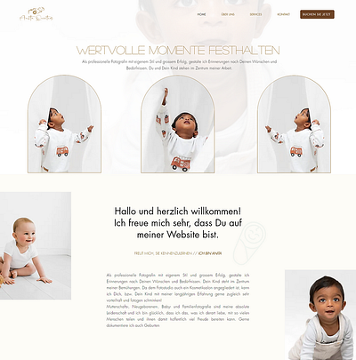 Yele Studio Pro Baby Photography Website Portfolio graphic design web designer website design website template wix website