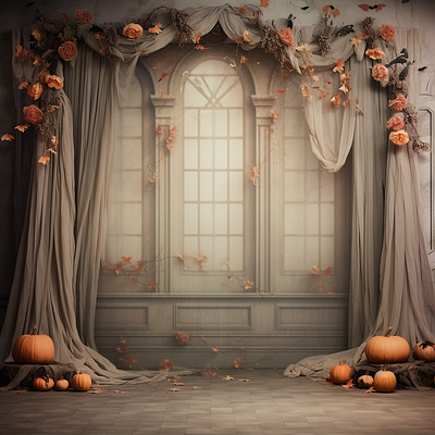 Pastel Halloween Digital Backdrop