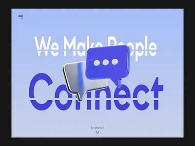 Futuristic Website Banner Design banner idea clean website design easy design for website futuristic design messaging website simple banner simple landing oage typography ui ux website banner