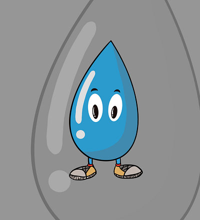 Water eye animation cartoon graphic design simple